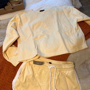 NWT J Crew short set